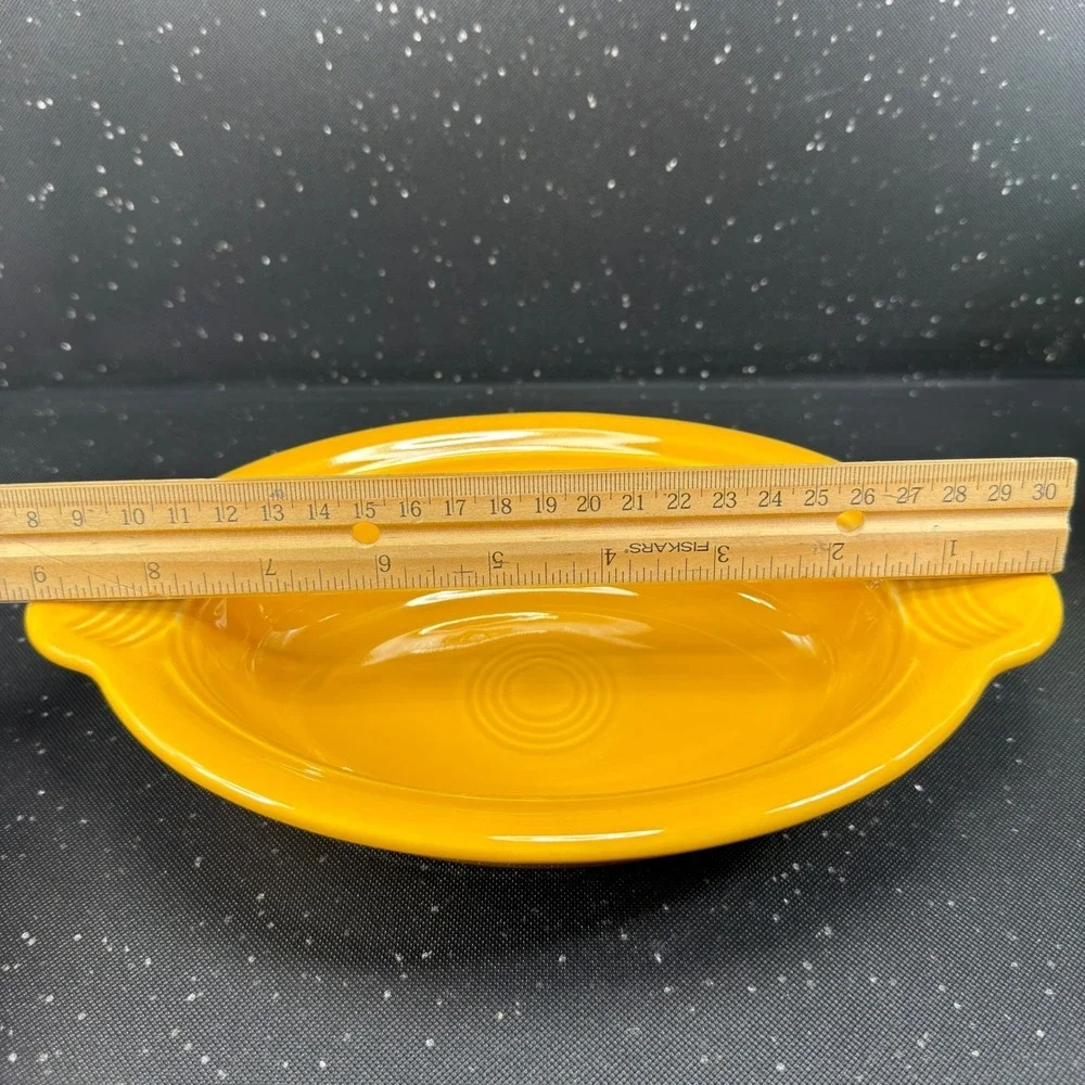 Fiesta Marigold Individual Oval Casserole Dish 9 Inch 587333 Yellow Ceramic MCM